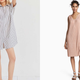 Yes this one on the left is technically a “shirt” dress; again, okay? Images via Urban Outfitters and H&M.